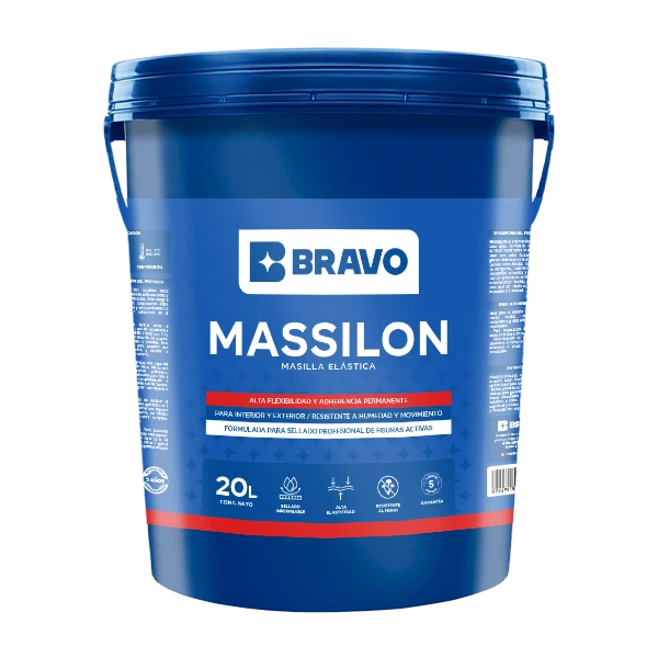 Masilla Elastica – Massilon – Blanco Hueso – 20L