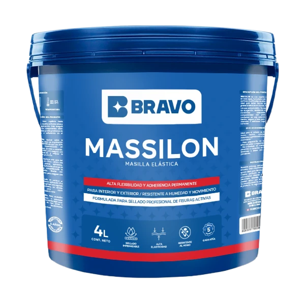 Masilla Elastica – Massilon – Blanco Hueso – 4L