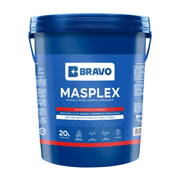 Masilla para Juntas Arpillera – Masplex – Blanco Hueso – 20L