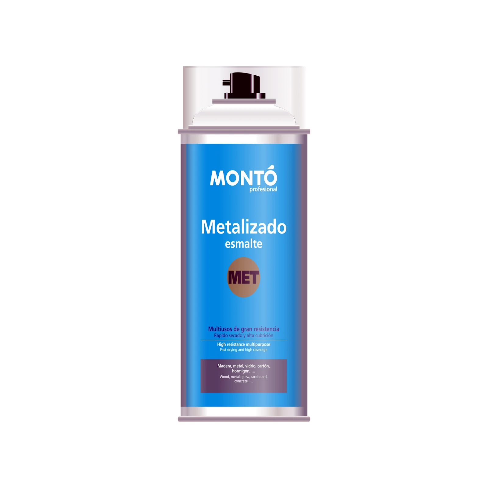 Monto Spray Acabado Metalizado Oro – 400ML