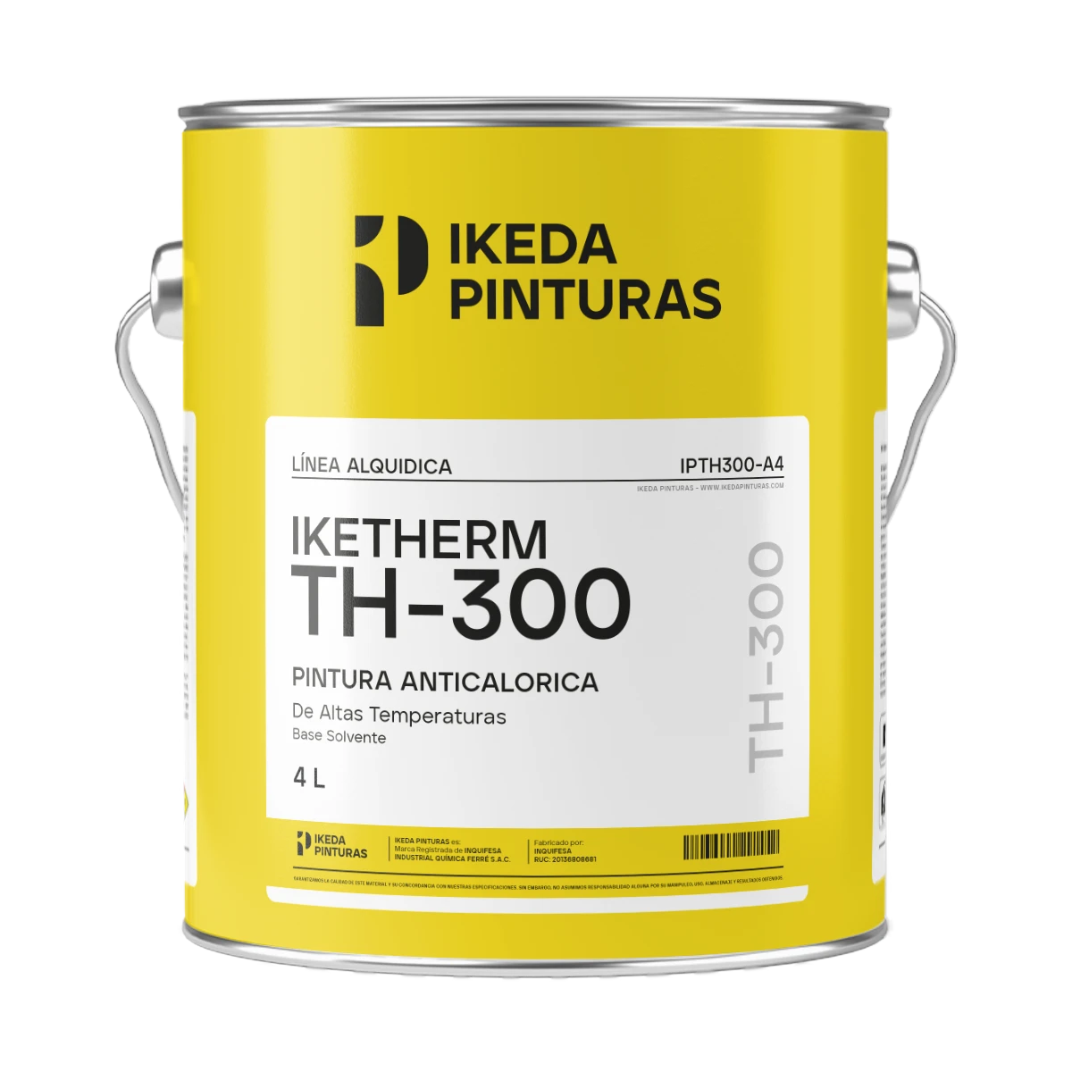 Pintura de Altas Temperaturas, Anticalorica – Iketherm TH-300 – 4L