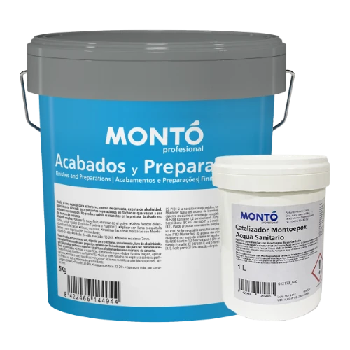 Pintura grado alimenticio – Montoepox Aqua Sanitario – Pintura Epoxica Alta Asepsia –  Kit x 5LT